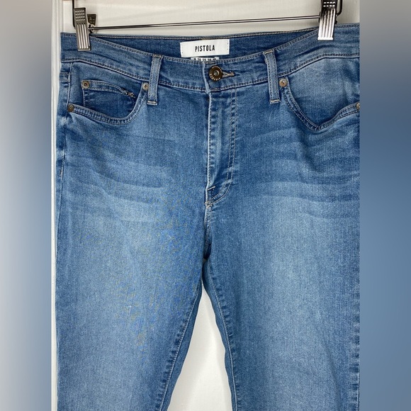 Pistola Women's Blue Skinny Jeans 28 Pictured AS IS - Picture 2 of 8